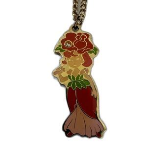 VINTAGE 1984 Kenner ROSE PETAL Place Necklace TV Cartoon Movie Character RETRO